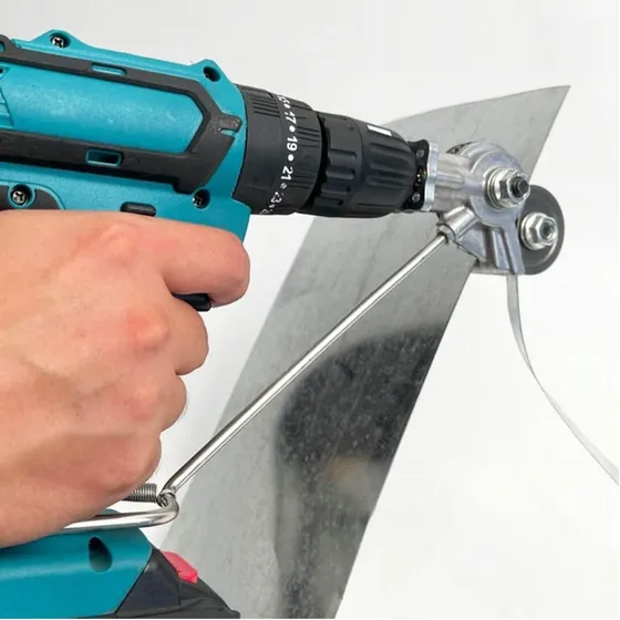 Cortador De Lamina Ajustable Doble Cabeza Para Taladro 