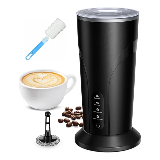 Espumador De Leche Calentador 4n1 Automático Eléctrico 500w