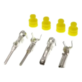 Kit Terminal Super Seal 20 Macho E Fêmea 40 Selos Amarelo Kit Terminal Super Seal 20 Macho E Fêmea 40 Selos Amarelo