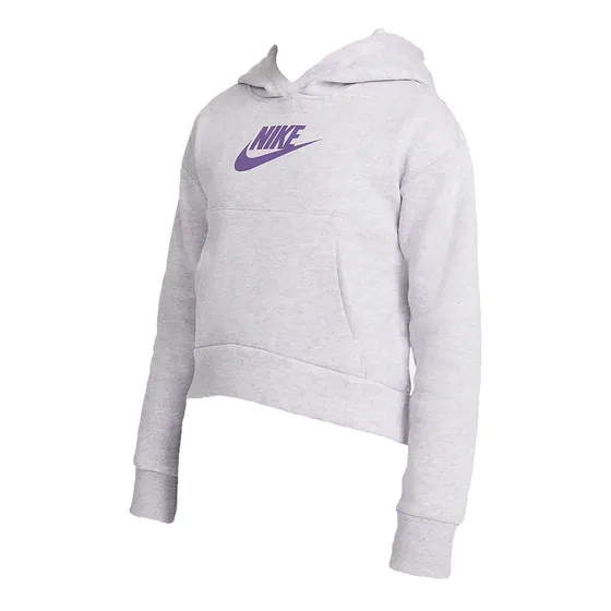 Canguro Nike Niños  Club Flc Hoodie Hbr Chalk/htr/(wild B
