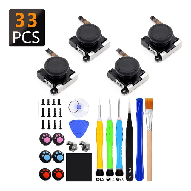 Kit De Reparación 33 En 1 Para Controlador Joycon Para Swi-t