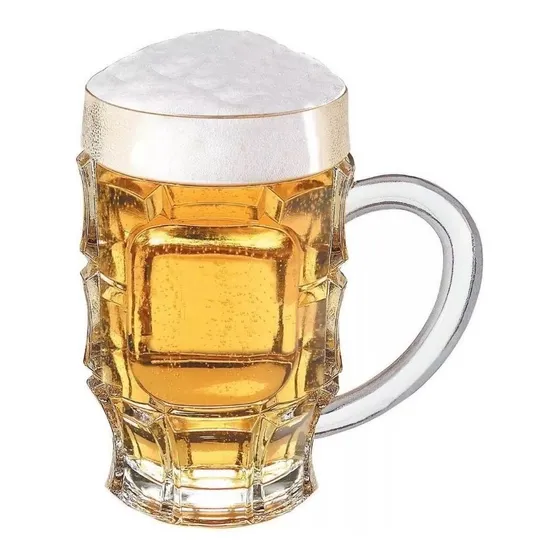 Paq X4 Vaso Cervecero Diseño Grabado Hamburgo 17 Onzas