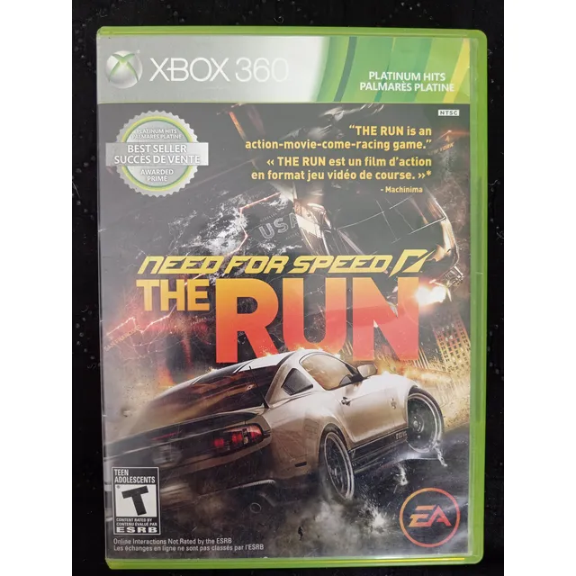 Need For Speed The Run - Xbox 360