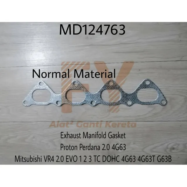 Empacadura Multiple Manifold Mitsubishi 2.0 Evo 4g63 G63b