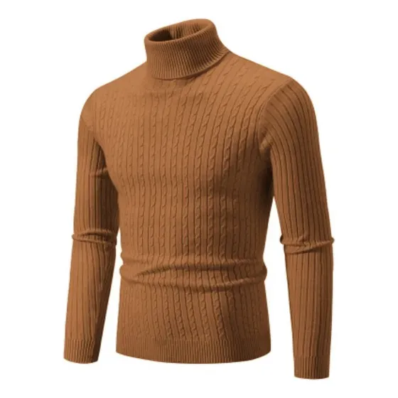 Sudadera Casual Cálida Cuello Alto Para Hombre Al Aire Libre