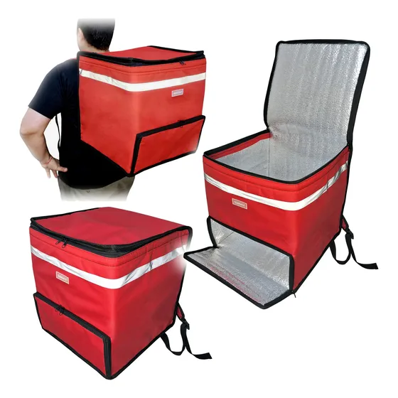 Mochila Termica Delivery De Doble Tapa - Termofood