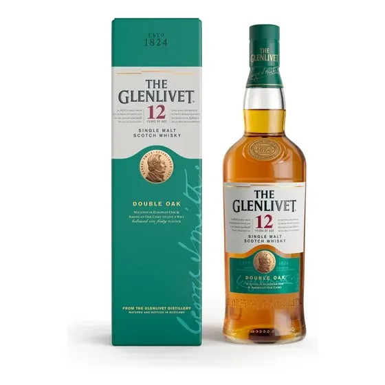 Whisky The Glenlivet 12 Anos Double Oak 750ml Single Malt