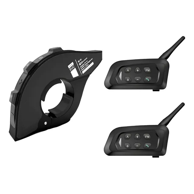 Intercomunicador V6 Pro+ - C/ 2 Peças - Com Controle Remoto