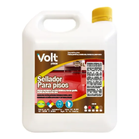 Sellador Color Rojo Para Pisos - L