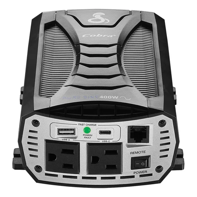 Inversor De Corriente Cobra Pure Sine 400w - Portátil, 2
