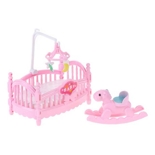 Juguete Cuna Y Caballito Para Sylvanian Ternurines Calico Juguete Cuna Y Caballito Para Sylvanian Ternurines Calico