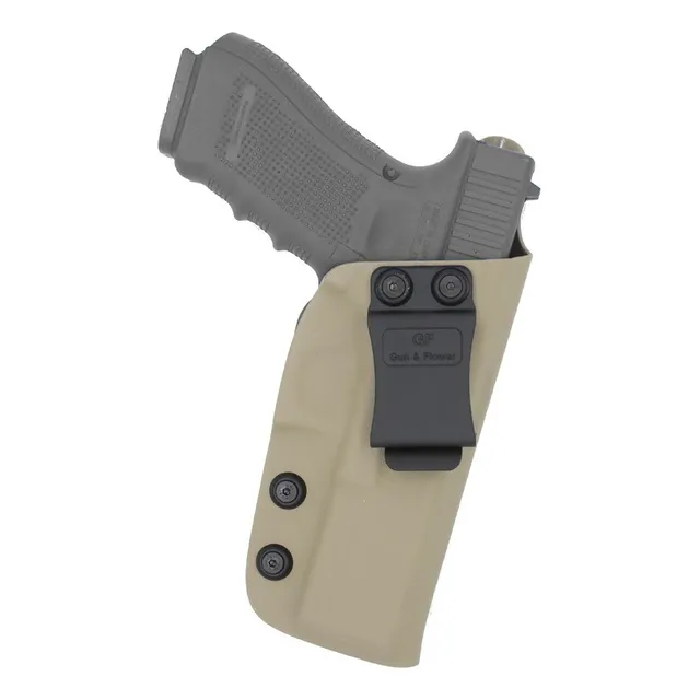 Canana Holster Funda Interna Glock 17 Kydex Colores Color Caqui Orientación de la mano Diestro