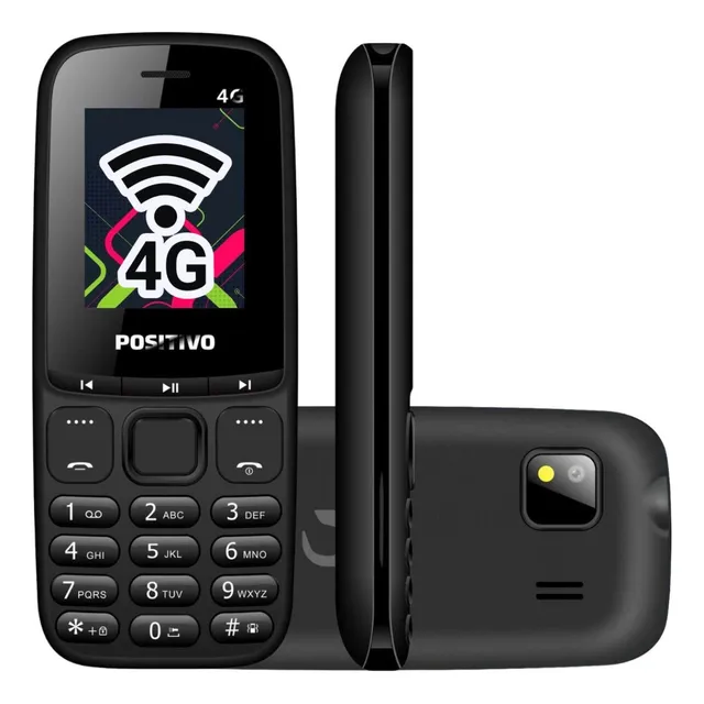 Celular Telefone Simples Idoso P26 Sinal 4g Mp3 Rádio Anatel