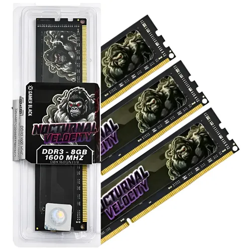 Memória RAM Desktop RZX Fatality DDR3 4GB 1333MHz 1.5v Pc3-10600