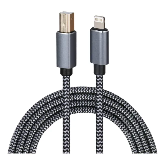 Cable Lightning Midi / Usb-b / Otg Para Interfaces De Audio
