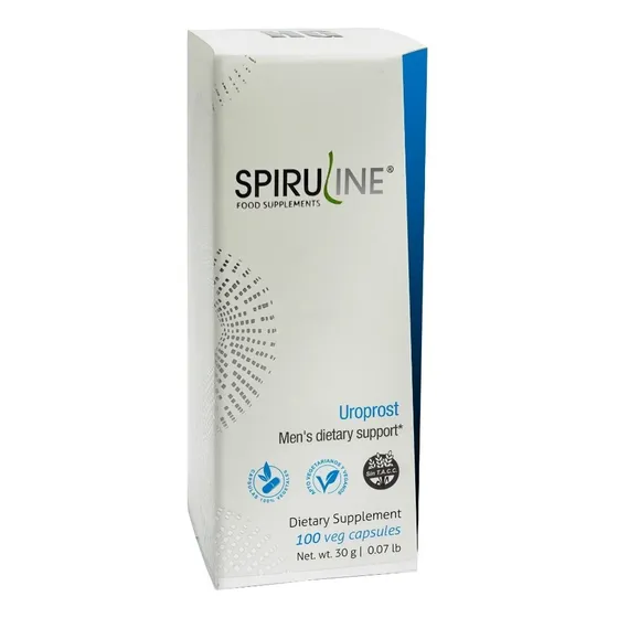 Uroprost Spiruline X 100 Caps Spirulina + Arandano Rojo + Semillas de zapallo