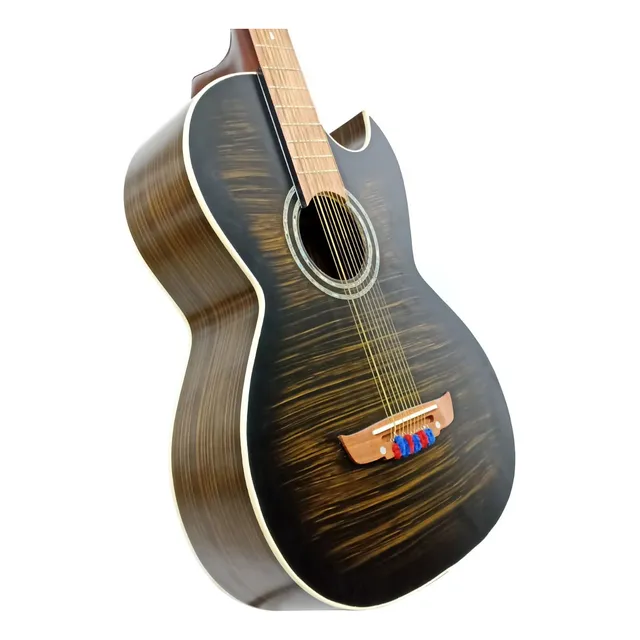 Classic 1-y-b5-ntn Bajo Quinto Natural Mate Ebony Nogal