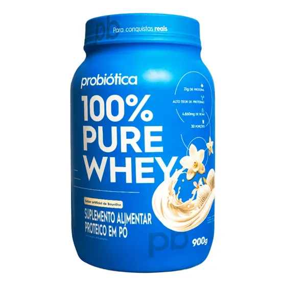 Whey Protein 100% Pure 900g Pote - Probiotica