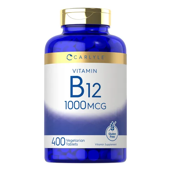 Suplemento Carlyle De Vitamina B12 1000 Mcg 400 Tabletas