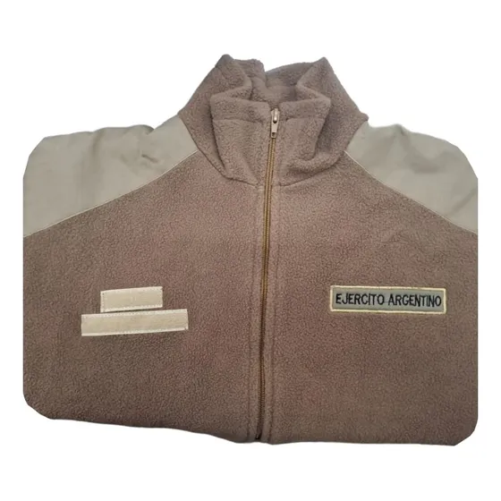 Buzo Polar Ejercito Argentino C/velcro Para Identificación