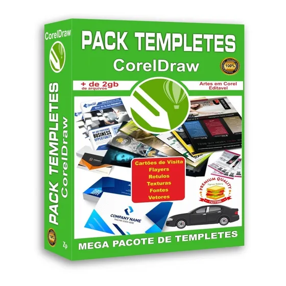 Pack De Templates Editáveis No Coreldraw