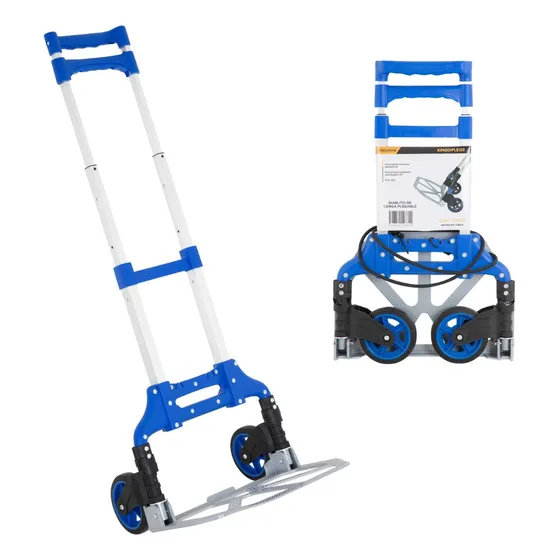 Diablito De Carga Extensible Carrito Plegable 100kg Kingsman
