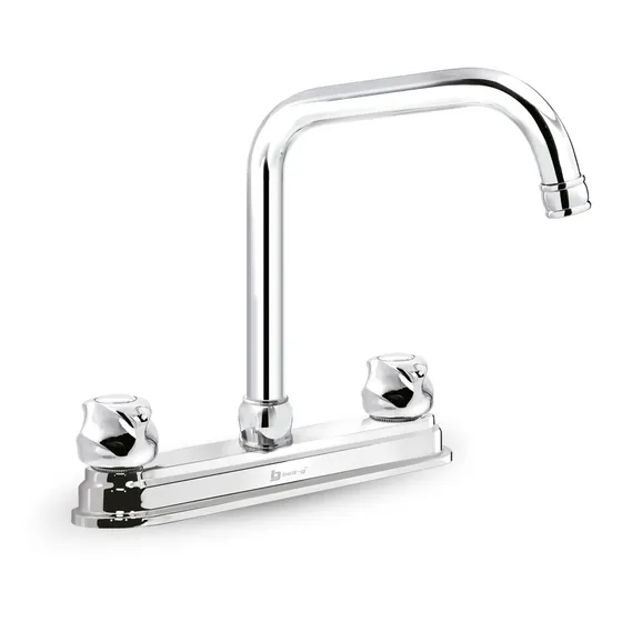 Llave Para Fregadero Pico Seven Belt-g Gri-1170
