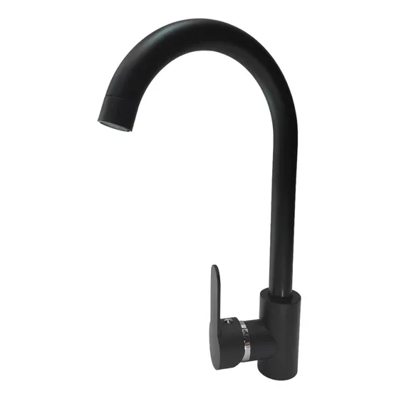 Canilla Griferia Monocomando Mesada Pico Cisne Negra