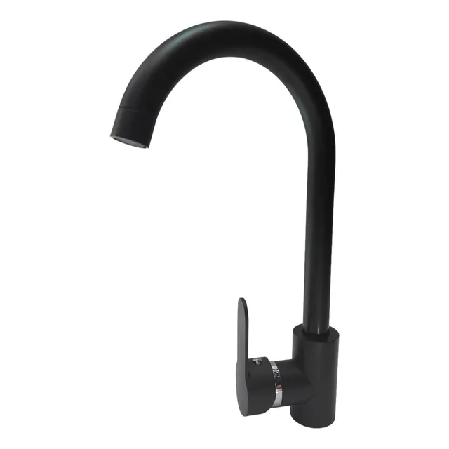 Canilla Griferia Monocomando Mesada Pico Cisne Negra