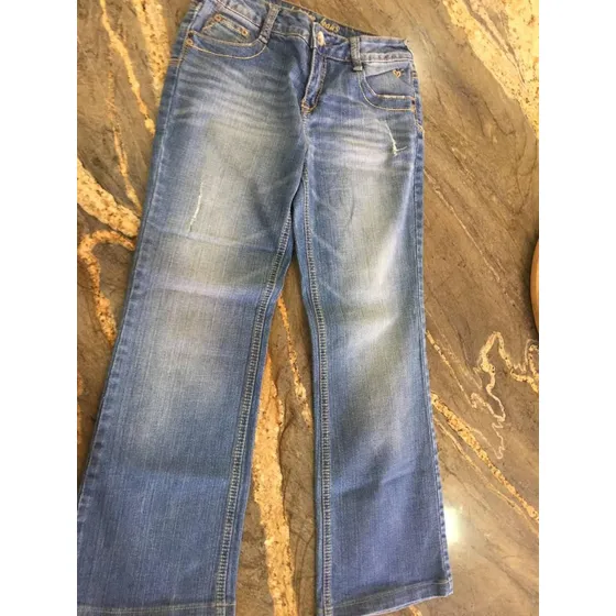 Blue Jean Justice Niña Bota Ancha Talla 12 (12)