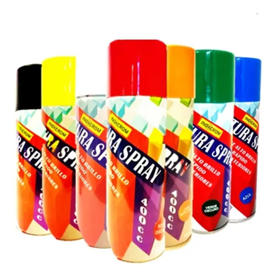 Set 7 Pintura En Spray De Colores Envio Gratis