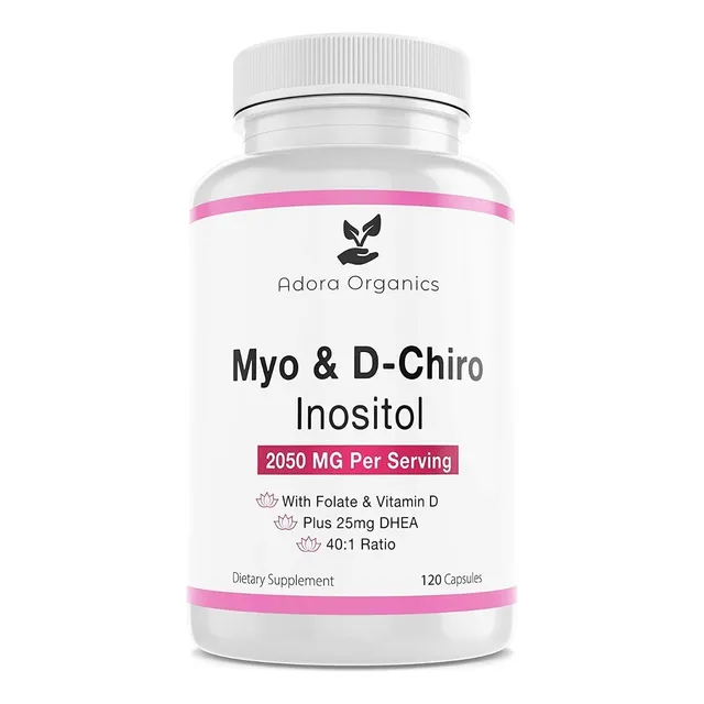 Myo  Inositol 2050mg   Myo & D-chiro 120 Cápsulas Orgánico