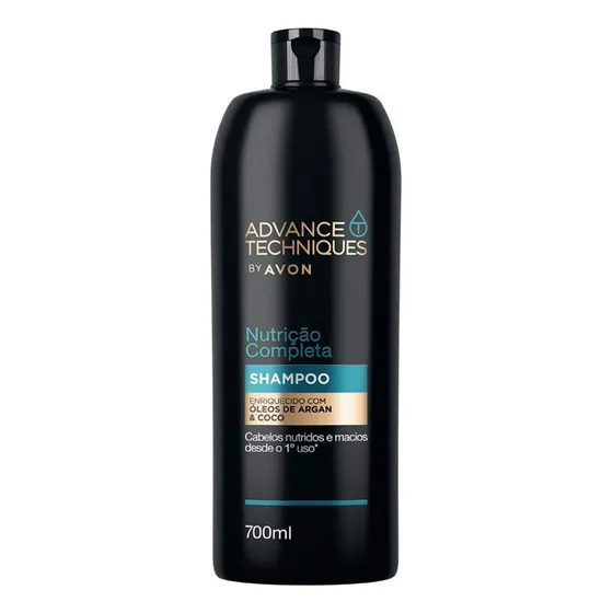 Shampoo Advance Techniques Argan Nutrição Completa Avon