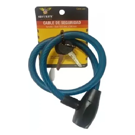 Candado De Seguridad Tipo Guaya / Cable Para Bicicleta Motos