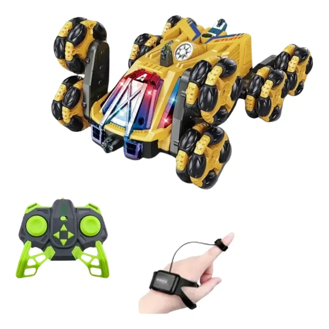 Auto Carro Control Remoto Guante Acrobacias 360º 2.4g Luzled