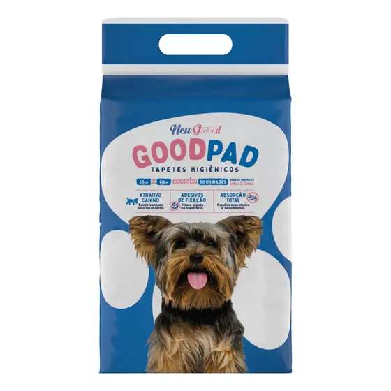 Tapete Higienico Good Pad P/ Cães E Gatos 60x60cm Com 50 Unidades