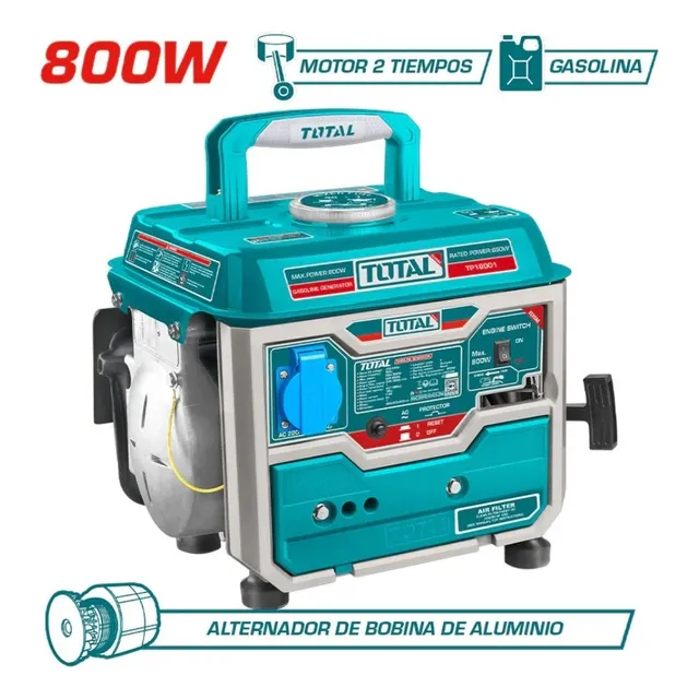 Planta Eléctrica Portátil 800w 2tiempos