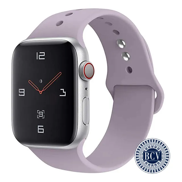 Correa Apple Watch 42-46mm Gris Cemento Para Serie Del 1-10