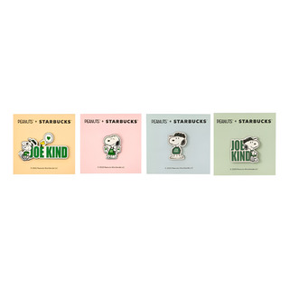 Set De 4 Pines Starbucks Peanuts Snoopy Colección 2025 Set De 4 Pines Starbucks Peanuts Snoopy Colección 2025