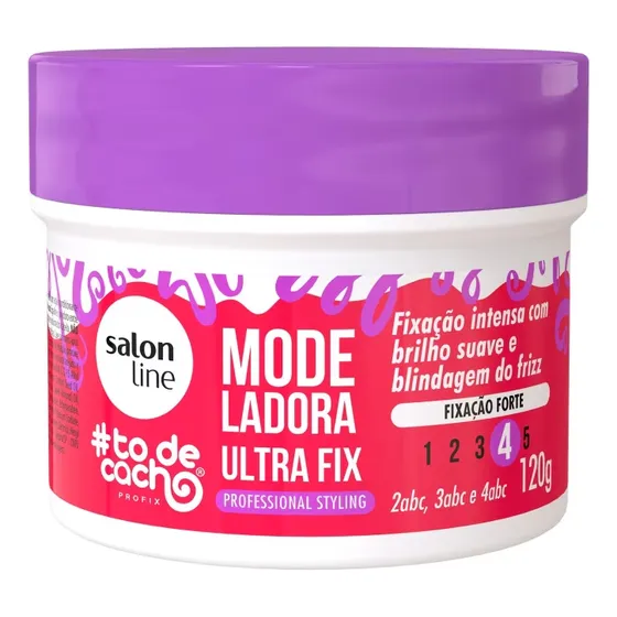 Pomada Modeladora Salon Line #todecacho Ultra Fix 120g Creme