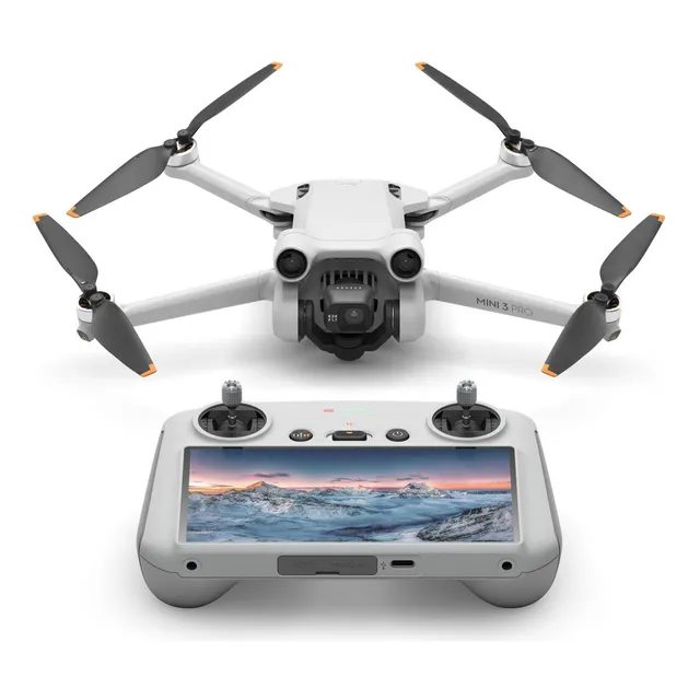Dji Mini 3 Pro (dji Rc) Dron Ligero Y Plegable Con Vídeo 4 Color Gris