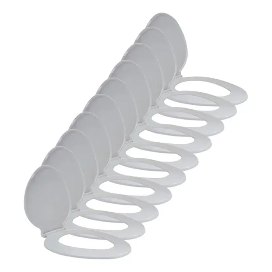 Asiento Montecristo Blanco Para Wc Elongado Caja De 10 Uni.