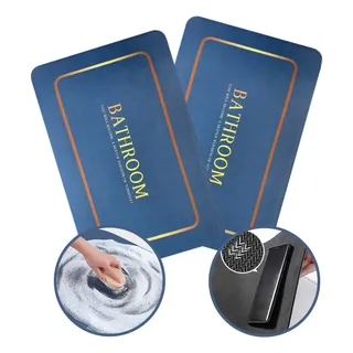 Tapete Para Banheiro Antiderrapante Piso MĂĄgico Absorvente Tapete Para Banheiro Antiderrapante Piso MĂĄgico Absorvente