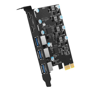 Placa Pci Express 3 Portas Usb 3.2 + 2 Usb Tipo C Placa Pci Express 3 Portas Usb 3.2 + 2 Usb Tipo C