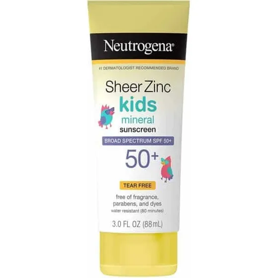 Neutrogena Protector Solar Sheer Zinc Niños Spf50 88ml