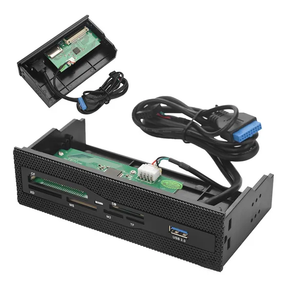 Lector De Tarjetas Interno Para Pc, Puerto Usb 3.0, M2, Sd,