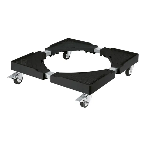 Base Con Ruedas Ajustable Para Línea Blanca, Fiero