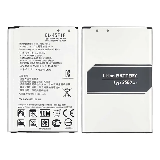 Bateria Para LG K4 K8 K9 X210 X230 X240 Bl-45f1f 2500 Mah LG