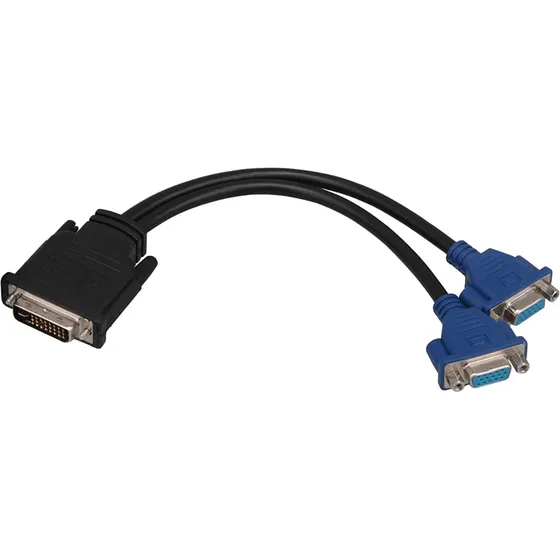 Adaptador Dvi 24+5 Pines A 2 Vga Hembra