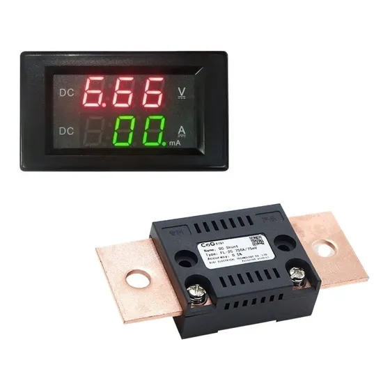 Voltimetro  Amperimetro Digital Led Dc Cc 100v 500a C/ Shunt